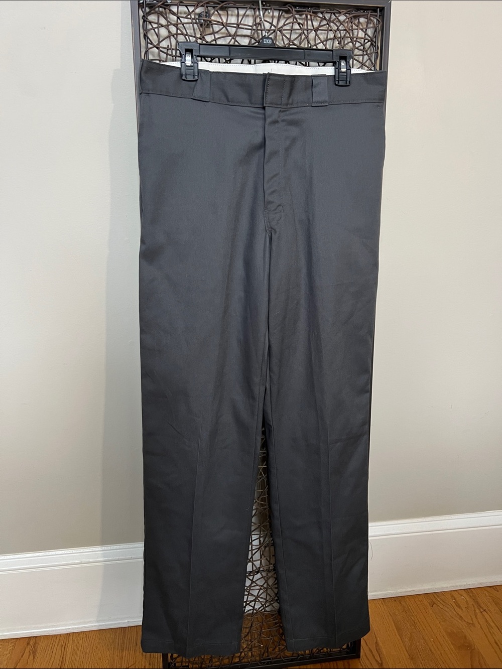 Dickies 874 FLEX Work Pants Grey Flat Front Straight Leg comfort stretch 34x34